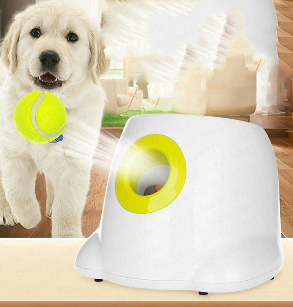 Automatic Interactive Dog Ball Launcher – Hands-Free Fetch Toy for Pets