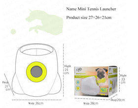 Automatic Interactive Dog Ball Launcher – Hands-Free Fetch Toy for Pets