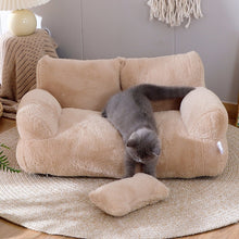 Luxury Splice Portable Cat Bed Sofa – Cozy Winter Warmth Nest for Pets