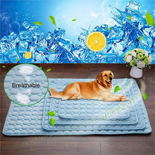 Pet Dog Cat Ice Silk  Pad For Cooling In Summer