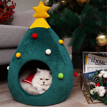 Pet Christmas Tree Cat  Bed