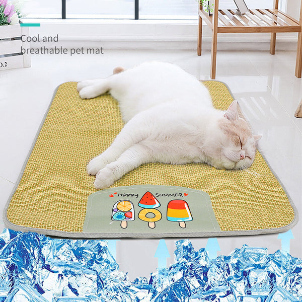 Pet Mat Ice Cool Grass Mat